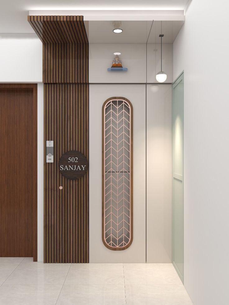 Luxury Foyer Main Entrance Safety Door with CNC Grill